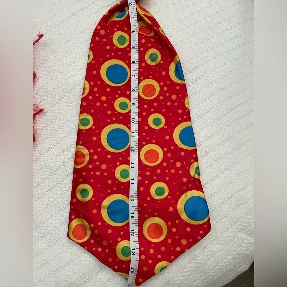 Colorful Clown Accessories with Wig, Socks & Tie.